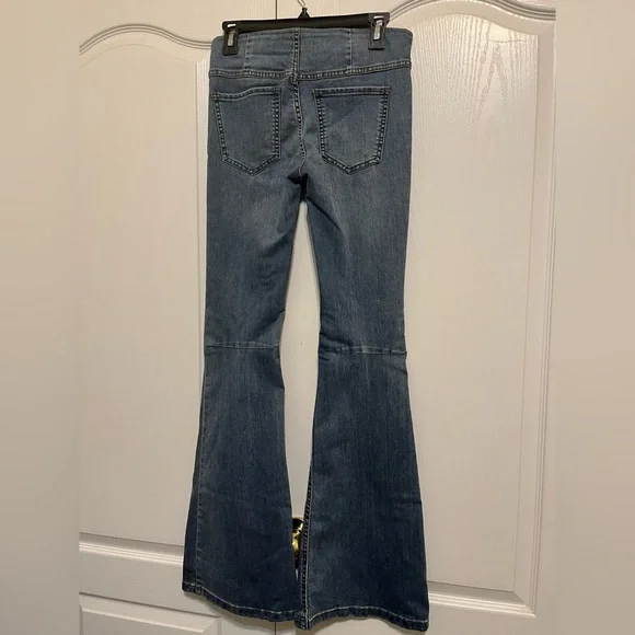 Free People Denim Flare Jeans - Picture 3 of 6